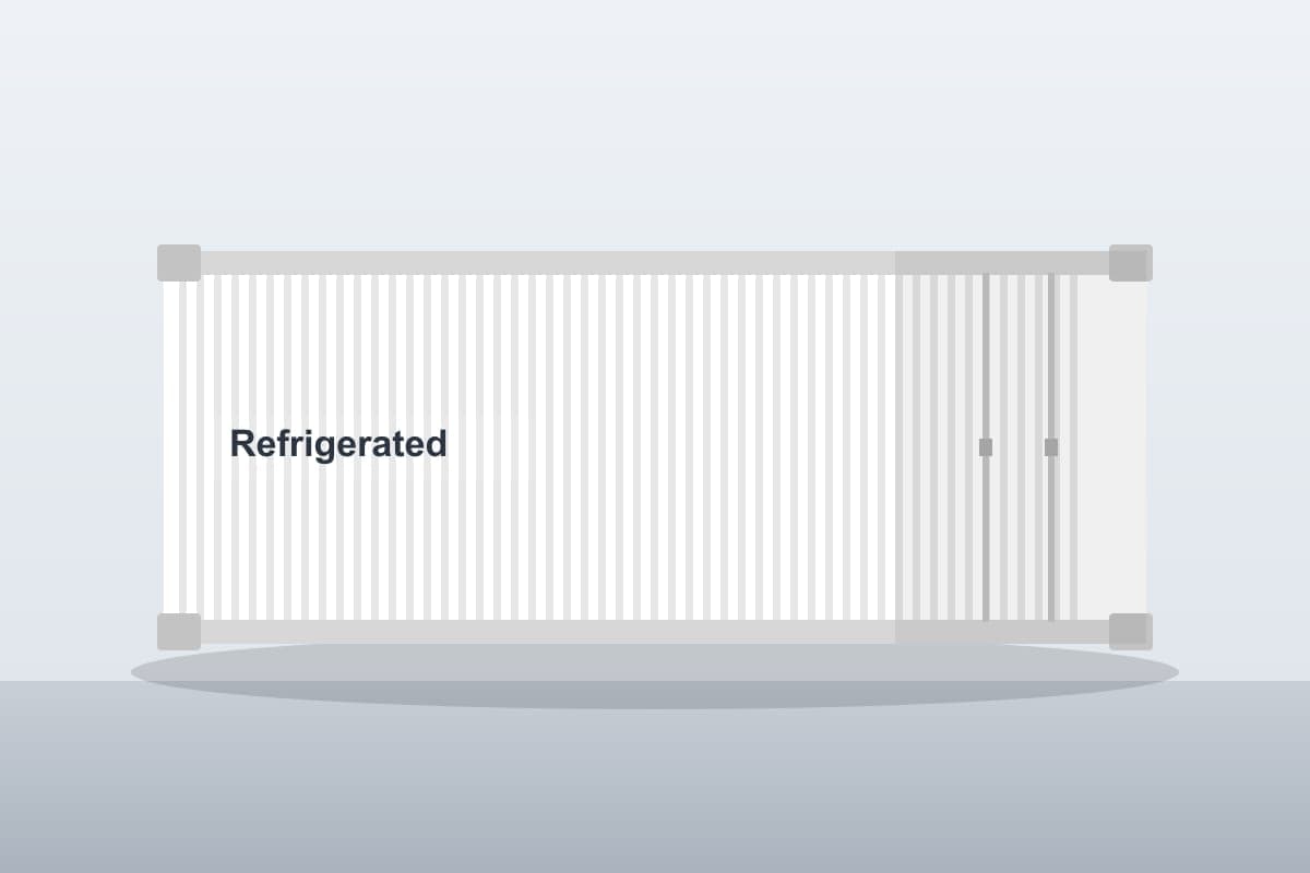 20ft Refrigerated shipping container — Wind & Water Tight