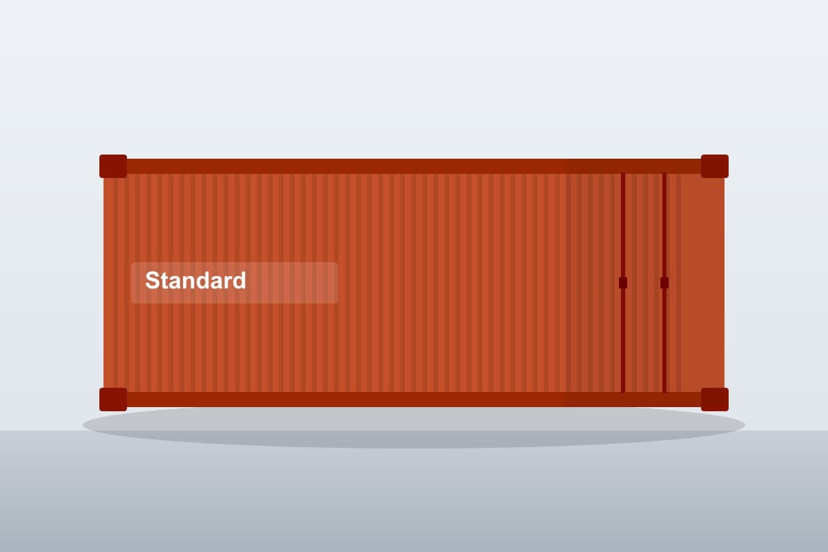 10ft Standard shipping container — One-Trip (New)