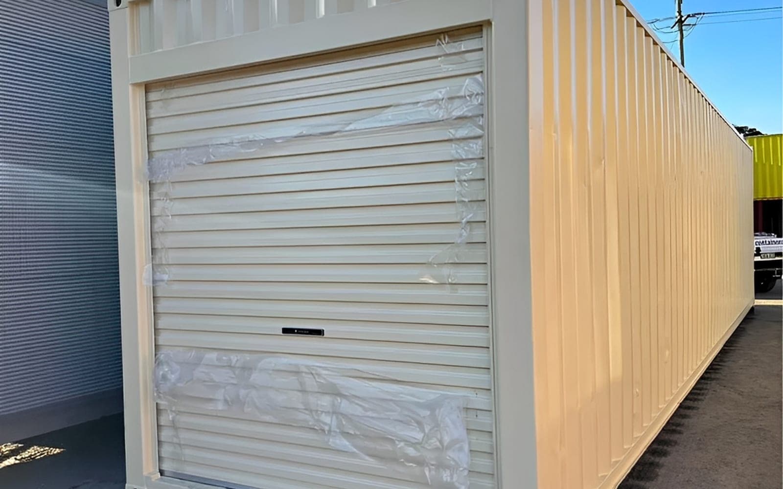 Workshop & Garage, custom shipping container conversion