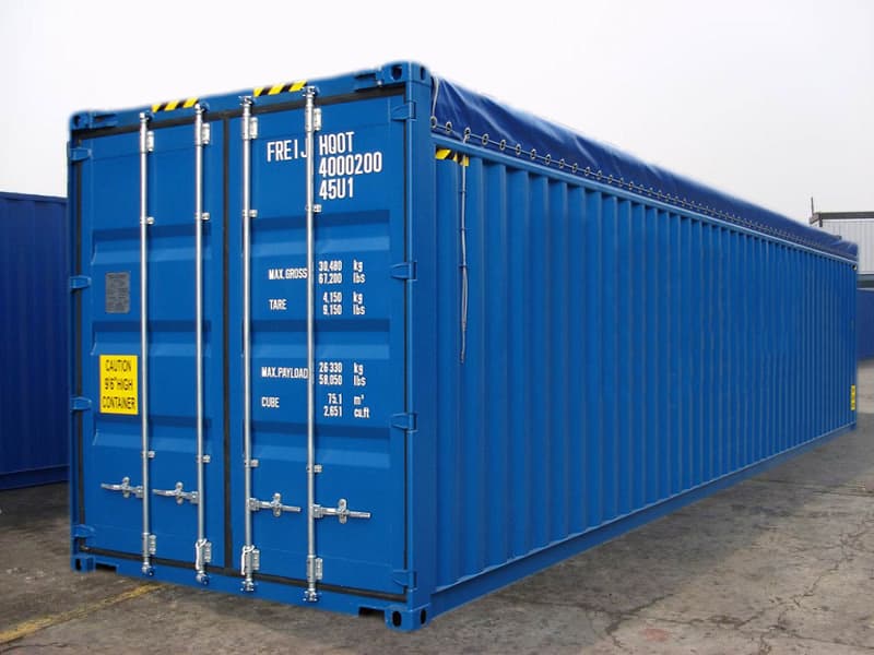 40ft Open Top shipping container — One-Trip (New)