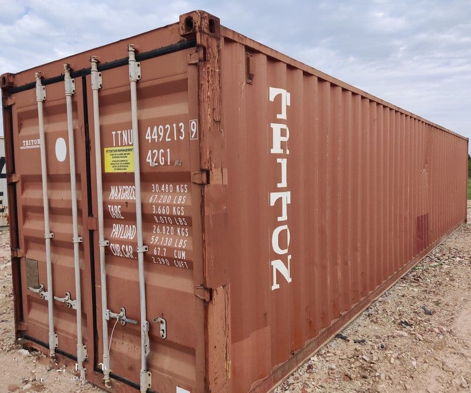 40ft Open Top shipping container — Wind & Water Tight