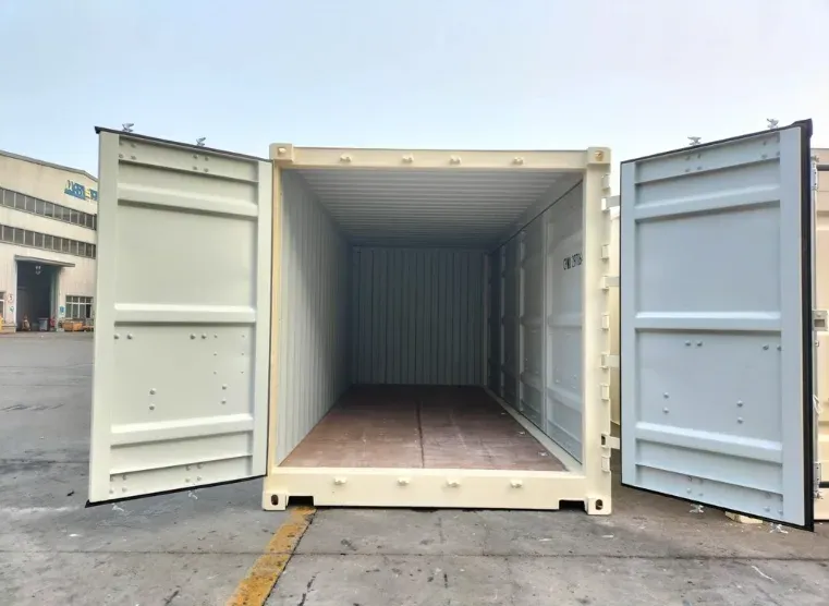 20ft Open Side shipping container — Wind & Water Tight
