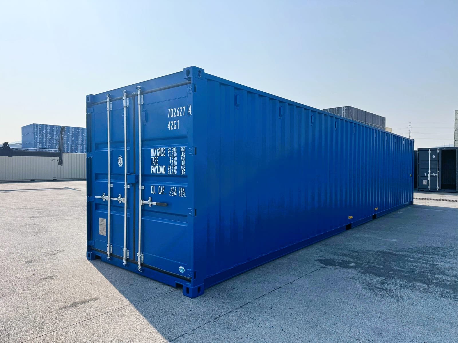 40ft Open Side shipping container — Cargo Worthy