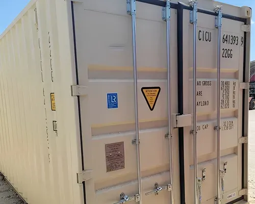 20ft Double Door shipping container — Wind & Water Tight