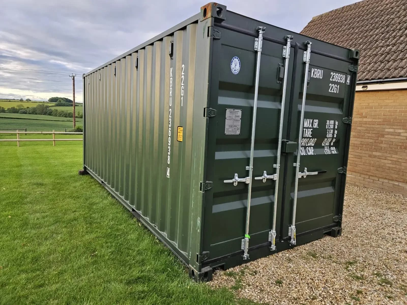 20ft Standard shipping container — Wind & Water Tight