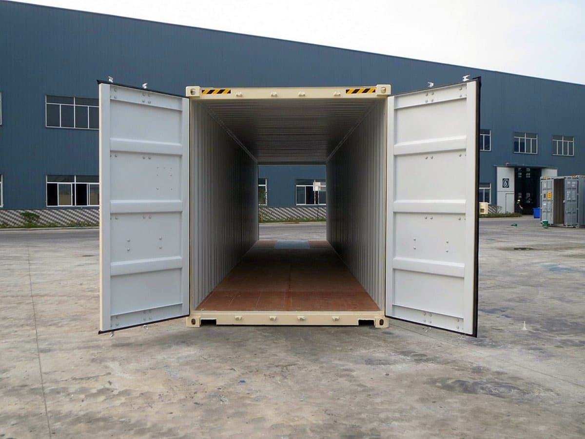 40ft Double Door shipping container — Used (As-Is)