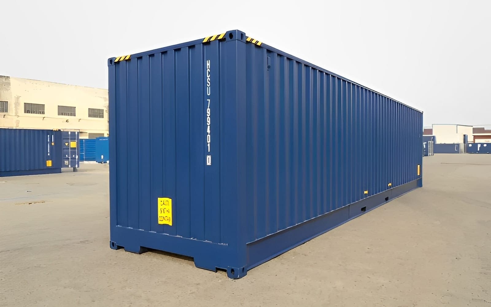 40ft Open Side shipping container — Wind & Water Tight