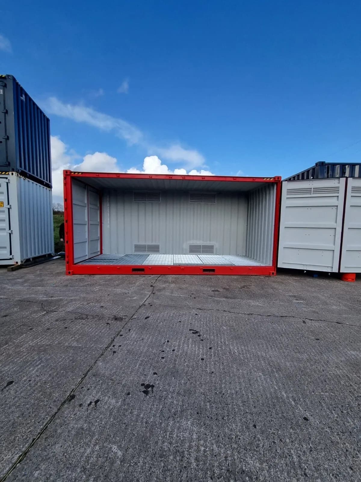 20ft Double Door shipping container — Used (As-Is)