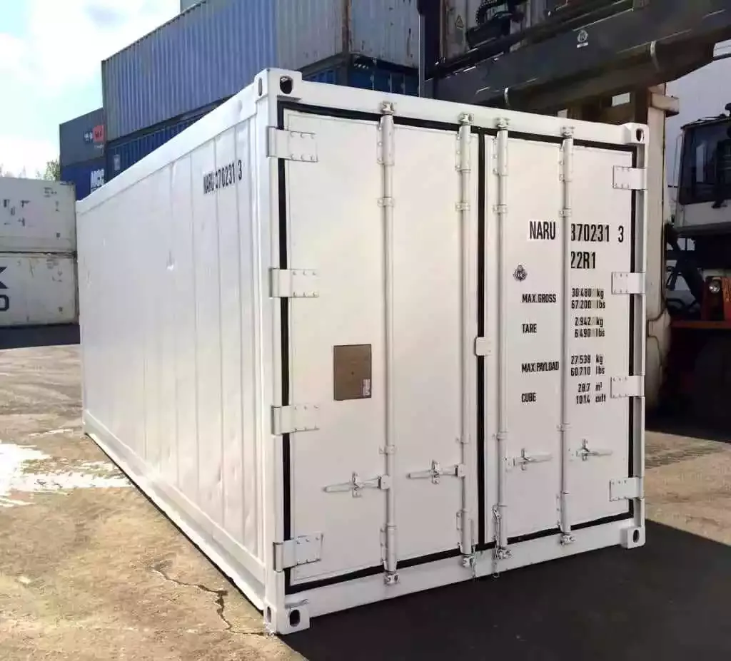 20ft Refrigerated shipping container — Wind & Water Tight